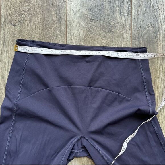 Zyia Navy Strap Deluxe Hi-Rise Leggings Size 8-10 24” Active Athletic Pants - Picture 12 of 12